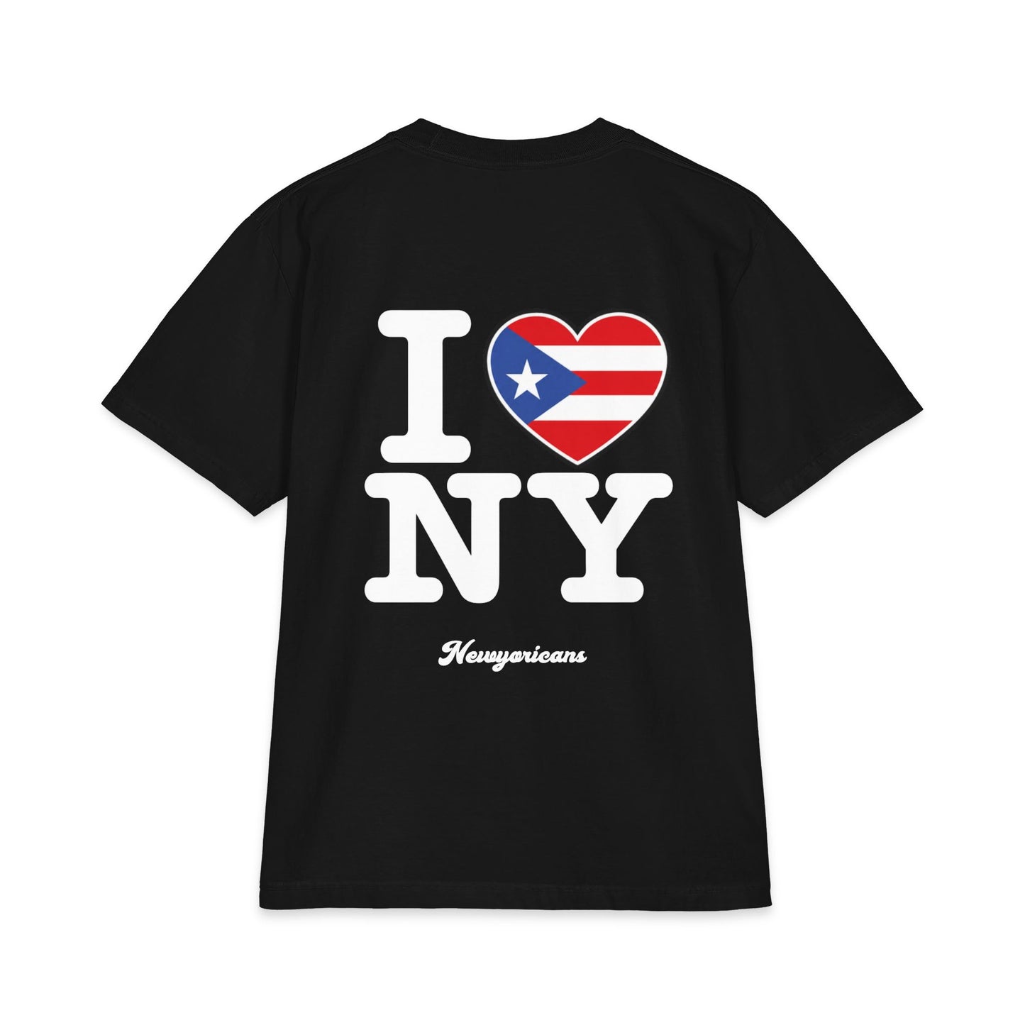 Newyoricans® I Love NY PR Heavyweight Tee- Black
