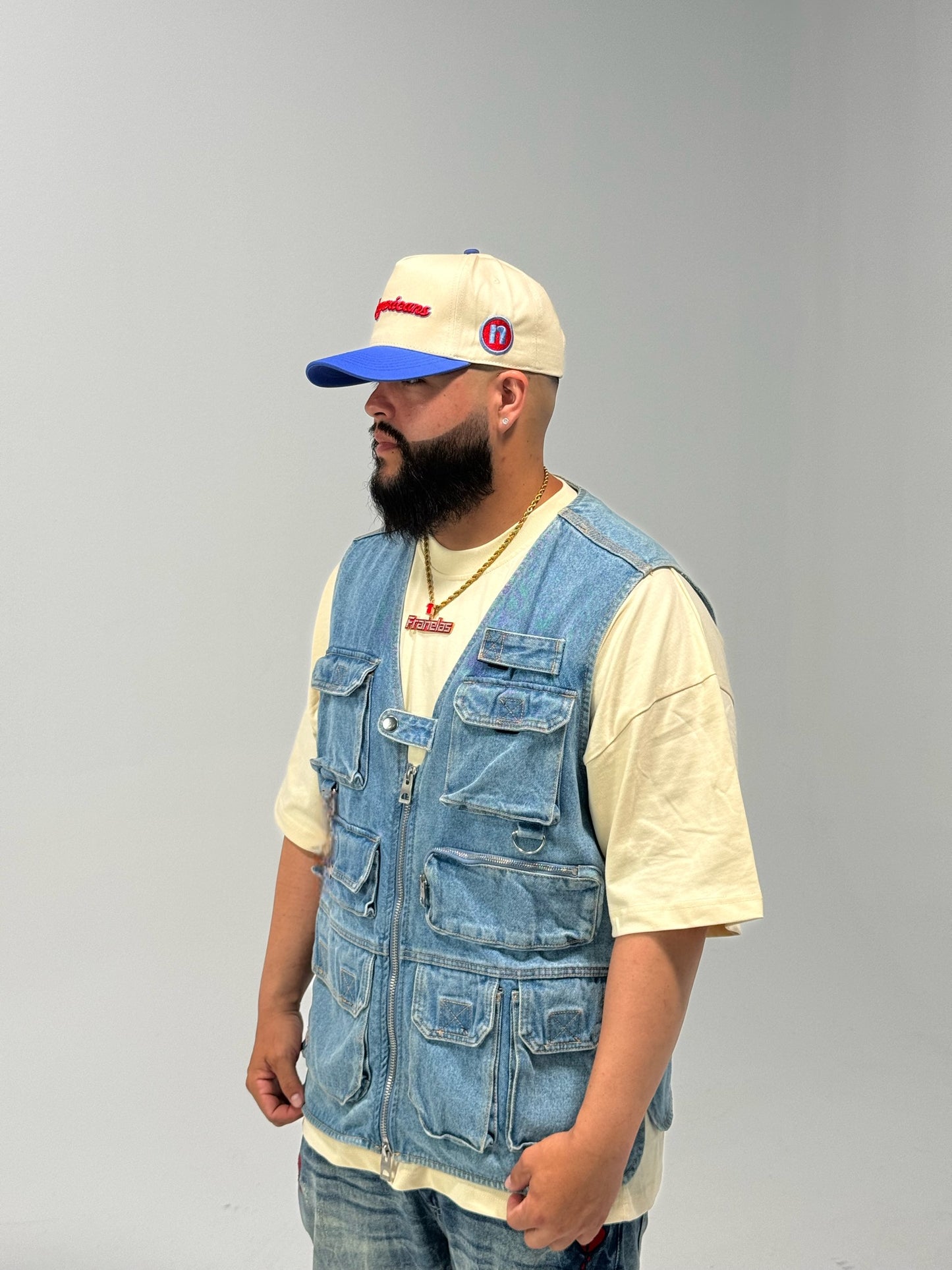 Newyoricans® Hat - Cream/Blue