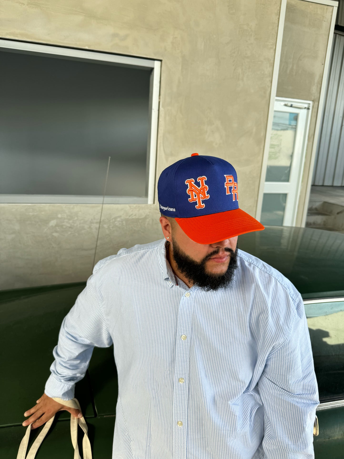 NY | PR Hat (Blue and Orange)