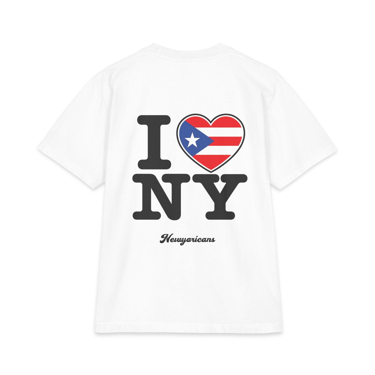 Newyoricans® I Love NY PR Heavyweight Tee- White