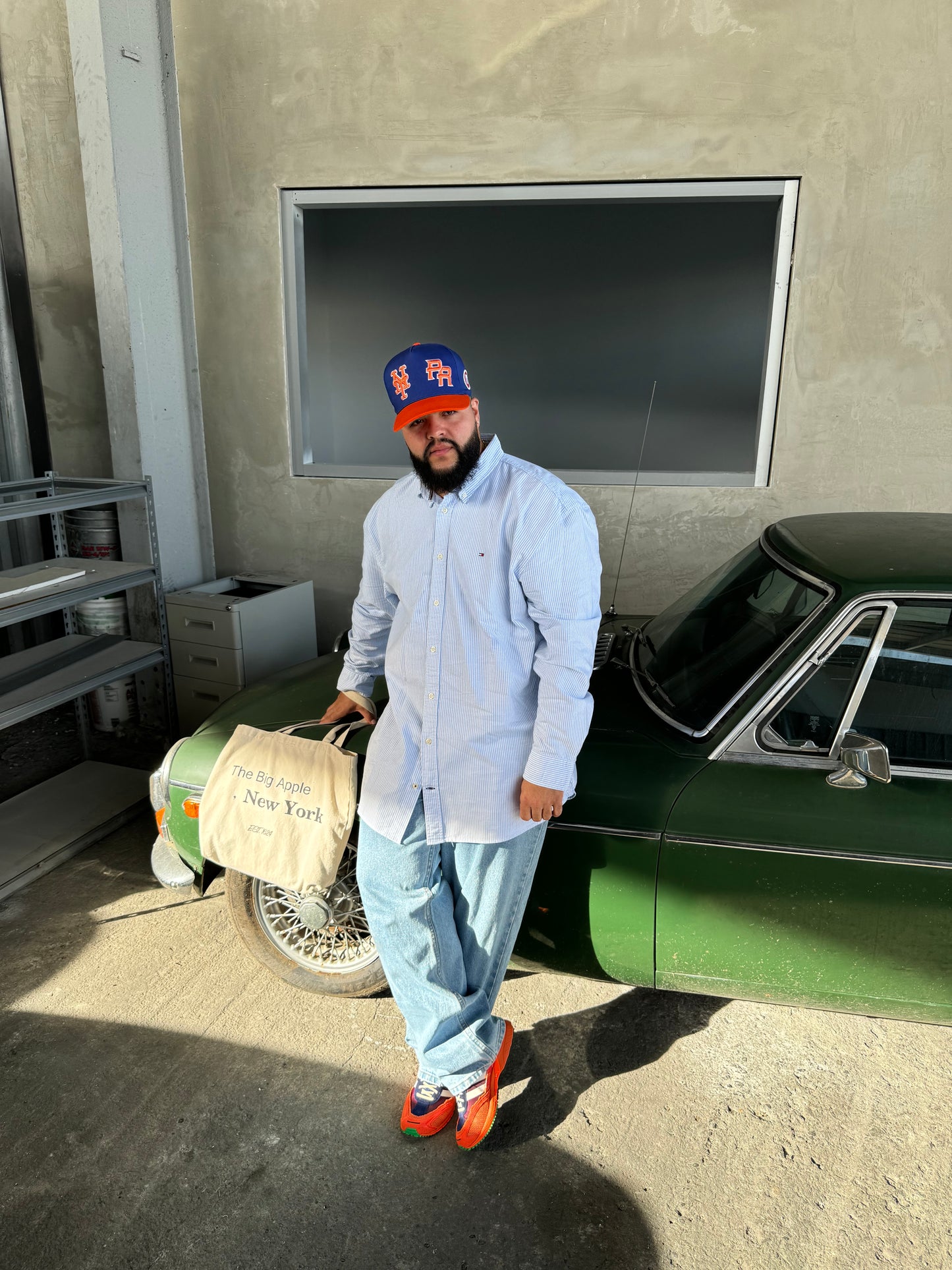 NY | PR Hat (Blue and Orange)