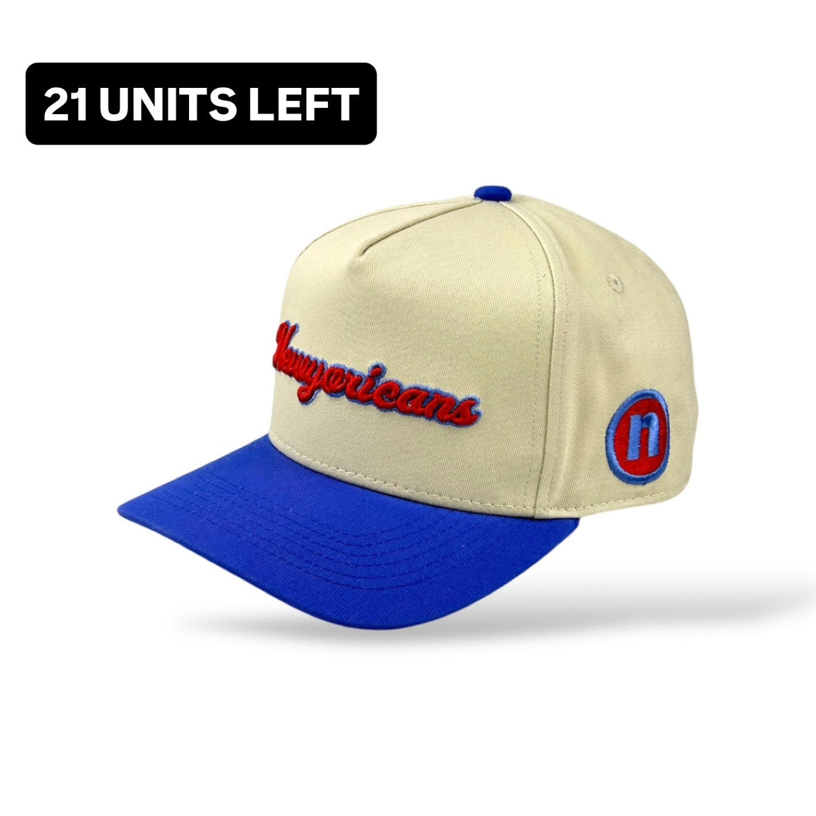 Newyoricans Hat - Cream/Blue